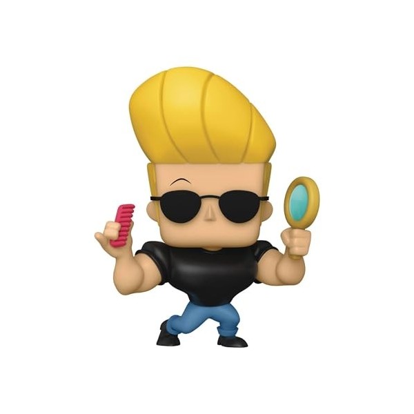 Funko Pop! Animation: Johnny Bravo with Mirror & Comb - Figurine en Vinyle à Collectionner - Idée de Cadeau - Produits Offici