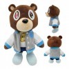 Kanye Bear – Jouet en peluche, oreiller en peluche, 1/2 pièces dours en peluche, jouets en peluche amusants de dessin animé,