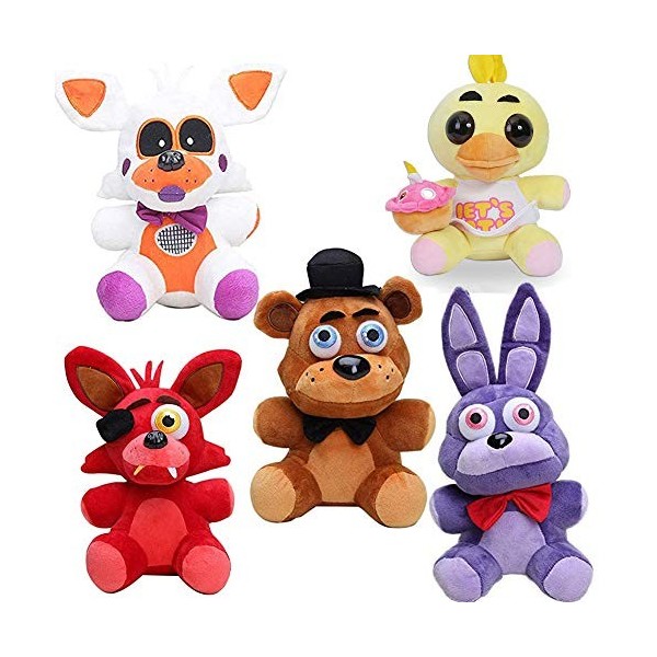 FNAF Peluches Jouets en Peluche Cadeaux pour Cinq Nights Fans 17,8 cm Jouet en Peluche – Jouets en Peluche Fazbear Jouets en 