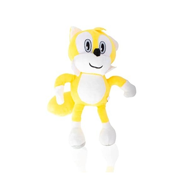 Poupée en Peluche Sonic Knuckles. Jouet Animé Doux et Moelleux. Poupée en Peluche de Dessin Animé et de Jeu Vidéo. Cadeau pou