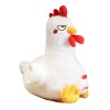 Katutude Coq en Peluche, Poupée en Peluche Mignonne Coq Animaux en Peluche, Jaune en Peluche Oreiller en Peluche Peluche Moel