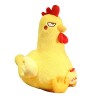 Katutude Coq en Peluche, Poupée en Peluche Mignonne Coq Animaux en Peluche, Jaune en Peluche Oreiller en Peluche Peluche Moel