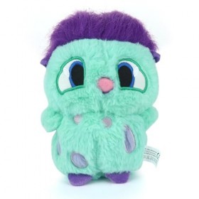 Hojalis Bibble Plush, 25cm Peluche Bibble Pirate Jouet, Bibble Peluche, Poupée en Peluche Elfe Potelée Kawaii aux Cheveux Vio