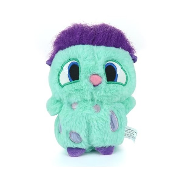 Hojalis Bibble Plush, 25cm Peluche Bibble Pirate Jouet, Bibble Peluche, Poupée en Peluche Elfe Potelée Kawaii aux Cheveux Vio