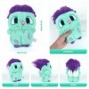 Hojalis Bibble Plush, 25cm Peluche Bibble Pirate Jouet, Bibble Peluche, Poupée en Peluche Elfe Potelée Kawaii aux Cheveux Vio