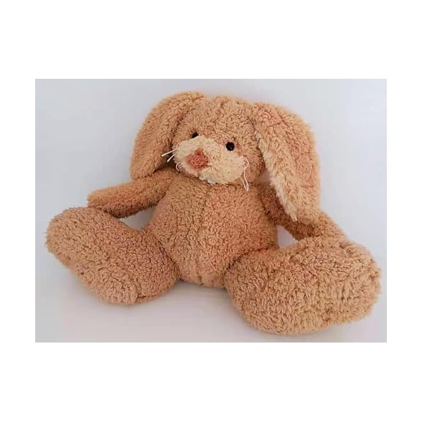 CHINOCO Peluche Lapin Oreille Peluche XL Peluche Lapin de Pâques Doudou Peluche Enfant Bébé Jouet Cadeau XL 30 cm