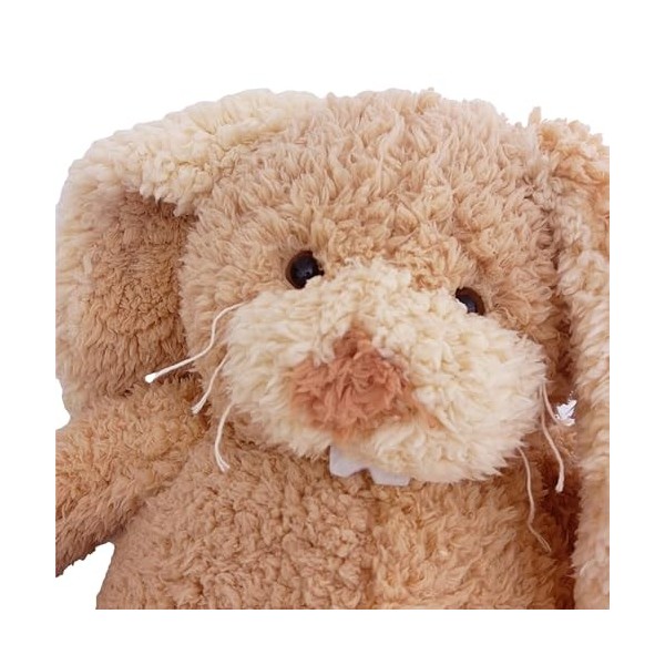 CHINOCO Peluche Lapin Oreille Peluche XL Peluche Lapin de Pâques Doudou Peluche Enfant Bébé Jouet Cadeau XL 30 cm