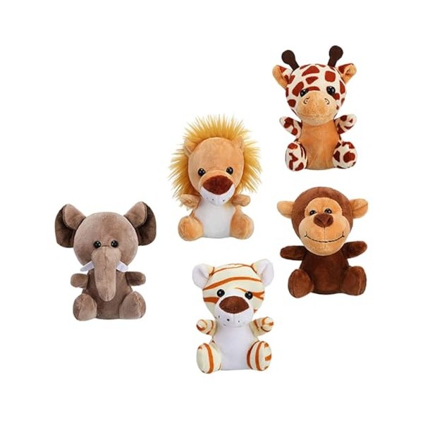 ERINGOGO 5 Pièces Porte-Clés Cadeau Porte-Clés Suspendus Porte-Clés Pendentif Animal En Peluche Pendentif Poupée Porte-Clés J