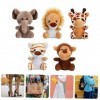 ERINGOGO 5 Pièces Porte-Clés Cadeau Porte-Clés Suspendus Porte-Clés Pendentif Animal En Peluche Pendentif Poupée Porte-Clés J