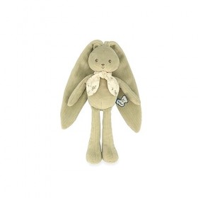 Kaloo - Lapinoo - Pantin Lapin Vert - Petite Peluche Bébé en Velours Côtelé - 25 cm - Matière très Douce - Boîte Cadeau - Dès