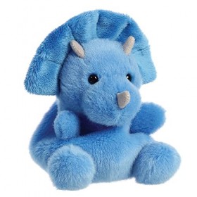 Aurora, 33616, Palm Pals Tank Triceratops, 13cm, Peluche, Bleu