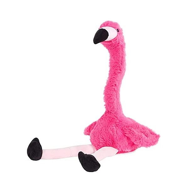 Jouet flamant rose parlant, le jouet flamant rose dansant en peluche répète ce que vous dites jouet denregistrement électron