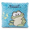 NICI Oreiller Grenouille en Peluche – Coussin Durable et Moelleux pour Filles, garçons et bébés – Coussins carrés Peluches, 2