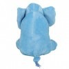 Qcwwy Éléphant en Peluche Jouet Animal en Peluche Mignon Décoration Drôle pour Enfants Adultes Chambre Bleu 