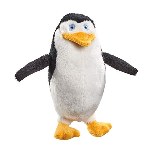 Schmidt Spiele DreamWorks 42711 Peluche Pingouin en Forme de Pingouin Multicolore 18 cm