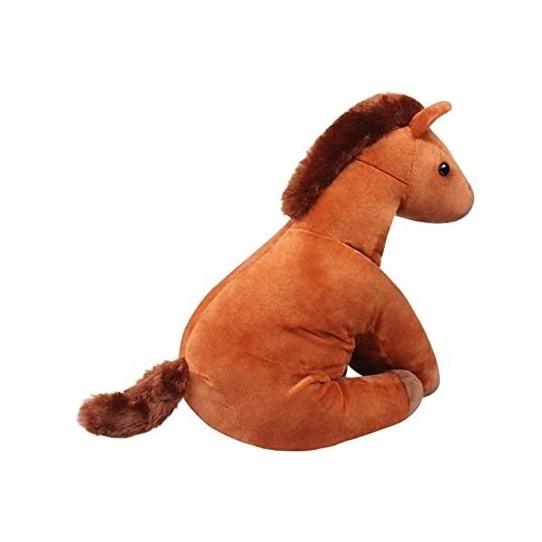Cheval en peluche jouet chevaux en peluche pour enfants, coussin poney en peluche, coussin en peluche super doux, coussin en 