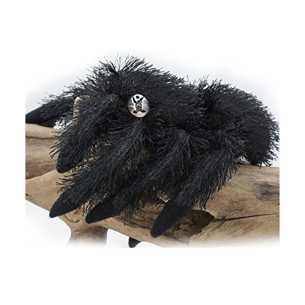 Tarantel Peluche Araignée Veuve Noire Doudou 20 cm Thekla