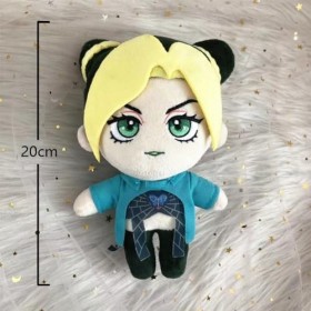 Ldruieu Cujoh Jolyne Peluche 20 cm Cujoh Jolyne Figurine Anime Poupée en peluche Doudou Dessin animé Plush Toys Jouet en pelu