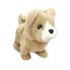 JAWSEU Chien Interactif - Peluche Jouet Électrique, Chien de Jouet électrique de Simulation de Marche et daboiements, Jouet e