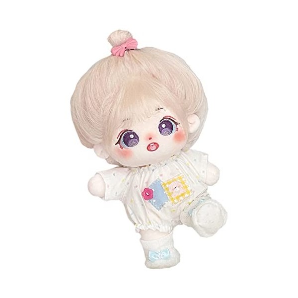 niannyyhouse Poupée en peluche de 20 cm, corps en peluche humanoïde nu sans attribut 20,3 cm corps normal vêtements vêtements