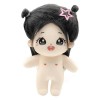 niannyyhouse Poupée en peluche de 20 cm, corps en peluche humanoïde nu sans attribut 20,3 cm corps normal vêtements vêtements