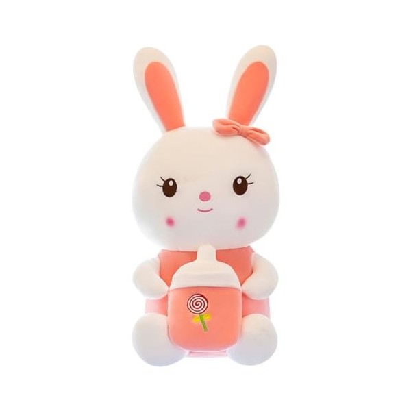 URFEDA Lapin en Peluche, Jouet en Peluche Lapin Mignon Peluche Coussin Oreiller danimaux Kawaii Super Doux Animaux en Peluch