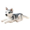 Peluche Chien, Oreiller Peluche Animal Shiba Inu Husky Confort Jouets Coussins en Peluche Chien en Peluche Réalistes Animal e