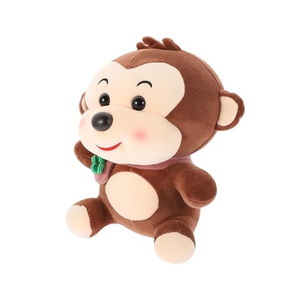 ERINGOGO Peluche Adorable Jouet De Singe Oreiller Animal des Bois Jouet De Poupée De Singe Cadeaux Singe Câlin Poupée Singe D