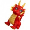 VICASKY Dragon en Peluche Jouet Dragon Animaux en Peluche Peluche Dragon Jouet Dragon Nouvel an Jouet en Peluche Dragon Migno