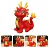 VICASKY Dragon en Peluche Jouet Dragon Animaux en Peluche Peluche Dragon Jouet Dragon Nouvel an Jouet en Peluche Dragon Migno