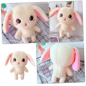 Vaguelly Poupée Lapin De Graduation Poupée Lapin en Peluche Graduation Petite Peluche Décor De Lapin en Peluche De Remise des