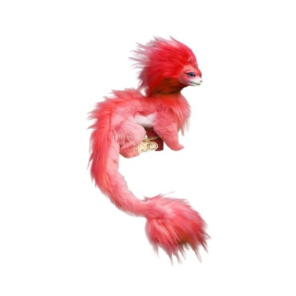 Peluche dAxolotl Sisu Dragon | Jouet en Peluche Fait-Main de 50cm avec Squelette en Fil et Mains en Latex Sécurisées | Cadea