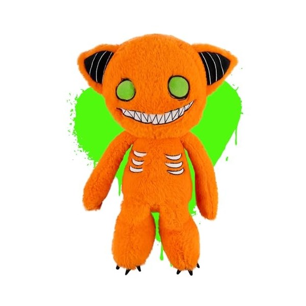 soxo Gus Fink Peluche Qui Fait Peur Animaux Halloween Enfant Peluches Cadeau Horreur Chat Lapin Chat Orange