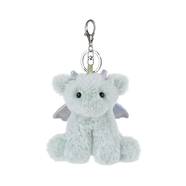 Apricot Lamb Cute Toys Porte-clés souple en peluche pour sac à main, sac à dos, sac à main 12,7 cm , vert