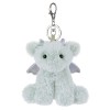 Apricot Lamb Cute Toys Porte-clés souple en peluche pour sac à main, sac à dos, sac à main 12,7 cm , vert