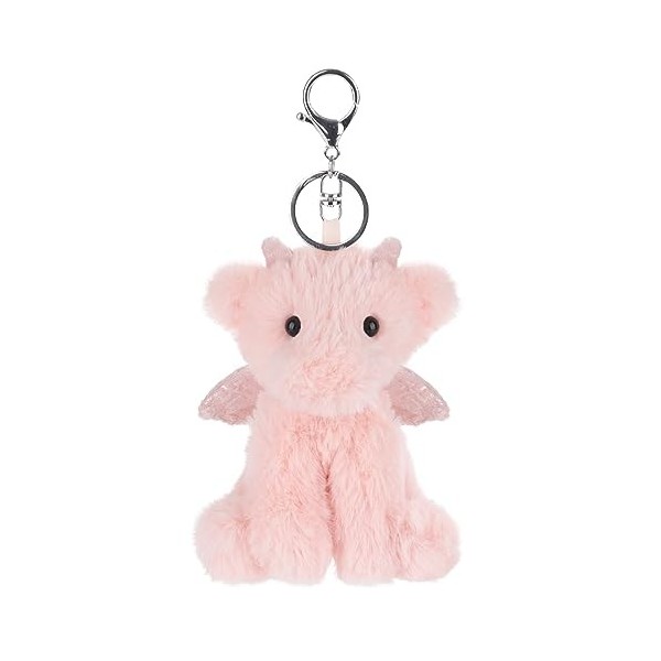 Apricot Lamb Cute Toys Porte-clés souple en peluche pour sac à main, sac à dos, sac à main 12,7 cm , vert