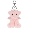 Apricot Lamb Cute Toys Porte-clés souple en peluche pour sac à main, sac à dos, sac à main 12,7 cm , vert