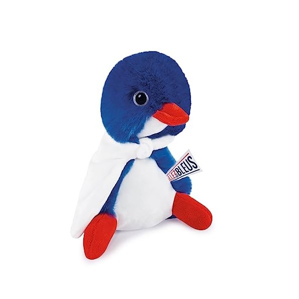 Doudou et Compagnie - Cocorico Equipe de France Paris 2024- Licence Officielle des Jeux Olympiques - Peluche Blanche Avec Ech