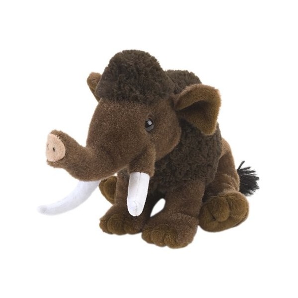 Wild Republic- Cuddlekins Mini Mammouth Laineux, 10896, 20 cm