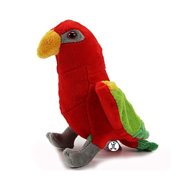 Amazone Peluche Lori Rouge Oiseau Perroquet Splendlori MOTAI – Doudou *biz