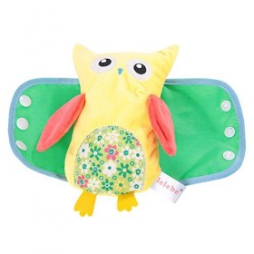 CHICIRIS 4 PièCes en Peluche Hibou Habillage Jouet BéBé Enfant Apprendre à Shabiller Poupée Jouet éDucatif dapprentissage P