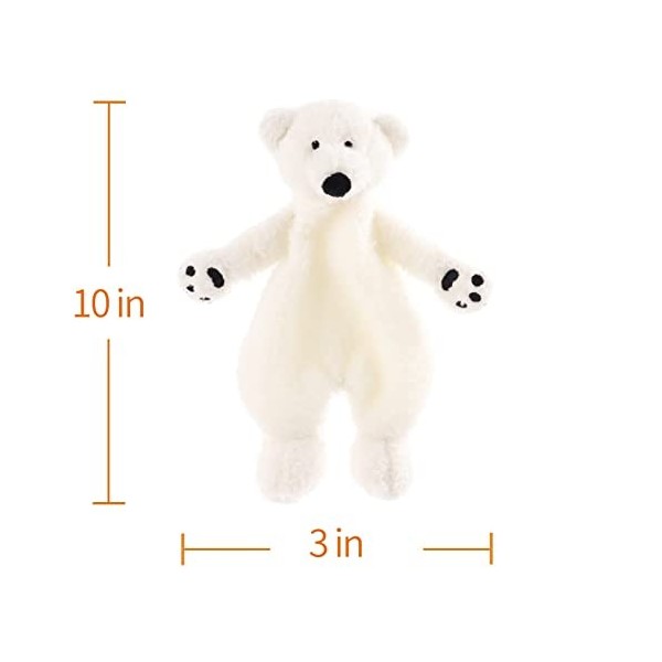 Apricot Lamb - Schlaf-gut-bär Doudou en peluche confortable pour bébé - Doux et lavable - 25 cm