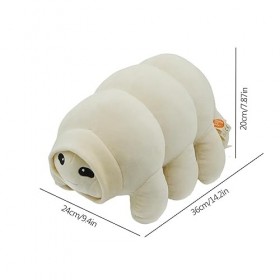 Jouet en Peluche Tardigrade | Poupée en Peluche D’Animal D’Ours D’Eau Laid | Oreiller Doux De Dessin Animé pour Enfant | Créa