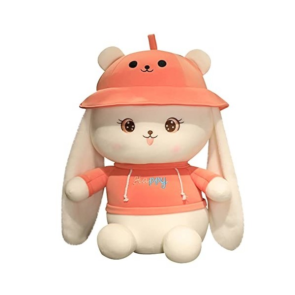 Katutude Jouet en Peluche de Lapin - Kawaii Lapin en Peluche Animaux Mignons Oreillers en Peluche Étreignant Coussin Lapin en