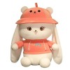 Katutude Jouet en Peluche de Lapin - Kawaii Lapin en Peluche Animaux Mignons Oreillers en Peluche Étreignant Coussin Lapin en