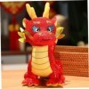 Toyvian Poupée Mascotte Dragon Chinois en Peluche Jouet Dragon du Nouvel an Poupée en Peluche Dragon Peluche du Nouvel an Chi