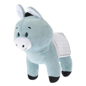 PRETYZOOM Poupée Âne en Peluche Oreiller en Peluche Âne Figurine Danimal en Peluche Jouet De Sommeil pour Bébé Peluche en Pel