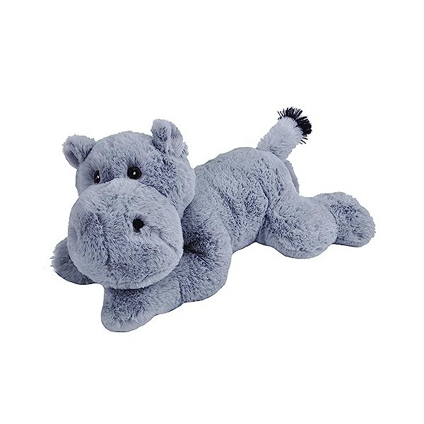 Wild Republic Ecokins Hippopotame, Animal en Peluche 30 cm, Jouets Écologiques, Cadeaux pour Bébés, Fabrication Artisanale Ut
