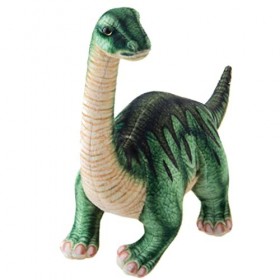PMS VFM - Diplodocus réaliste en Peluche de 30,5 cm Très détaillé Super Doux en Tissu Vert Jouets dhistoire Naturelle pour E