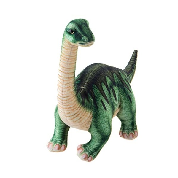 PMS VFM - Diplodocus réaliste en Peluche de 30,5 cm Très détaillé Super Doux en Tissu Vert Jouets dhistoire Naturelle pour E